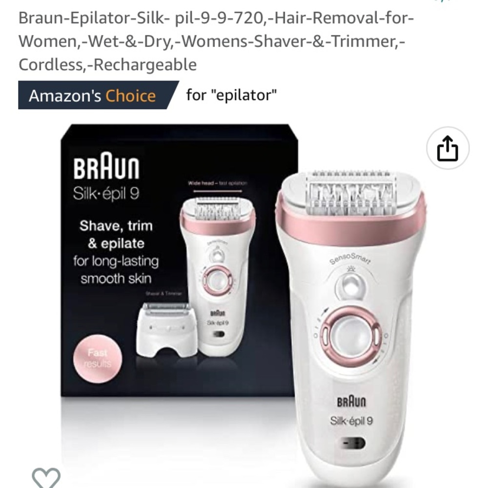 Braun Silk-Epil 9: Brand New